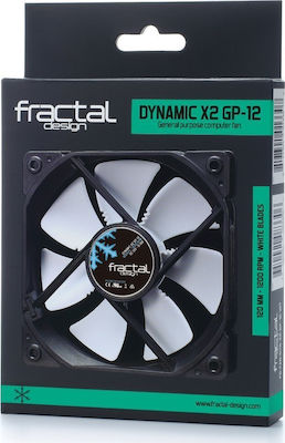 Fractal Design Dynamic X2 GP-12 120mm 3-Pin Case Fan White