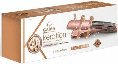 GA.MA X Wide Keration GI3032 Hair Straightener with Ceramic Plates 49W