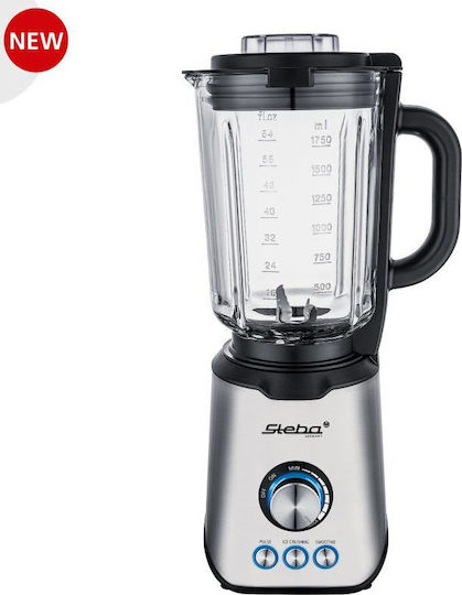 Steba MX4 Plus Mixer mit Glaskanne 1,75 l 1200W Inox