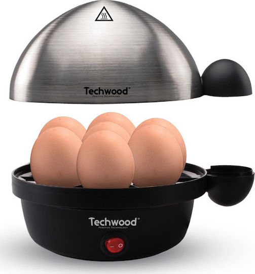 Techwood Cuptor Pentru Gătit Ouă 7 Compartimente 350W Negru