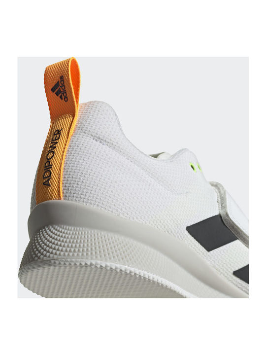 Adipower Weightlifting II Sport Shoes Crossfit Crystal White / Grey Six / Solar Gold