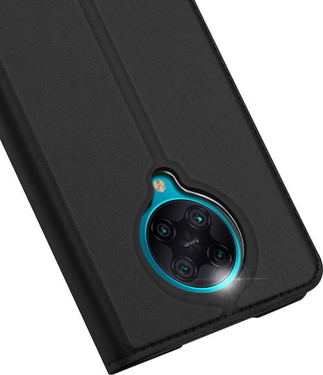 Dux Ducis Skin Pro Book Piele artificială Negru (Poco F2 Pro)