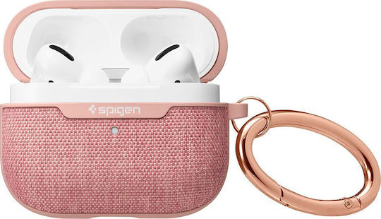 Spigen Urban Fit Silicone Case with Keychain Rose Gold for Apple AirPods Pro
