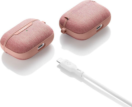 Spigen Urban Fit Silicone Case with Keychain Rose Gold for Apple AirPods Pro
