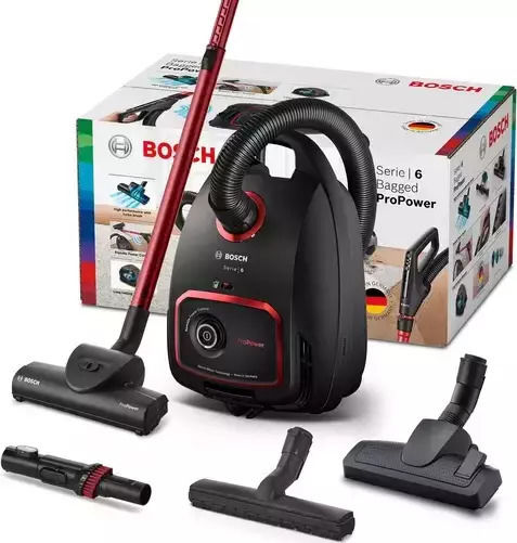Bosch BGL6POW1 Vacuum Cleaner 850W Bagged 4lt Black