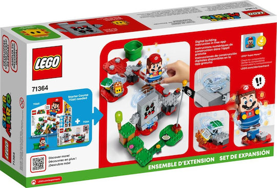 LEGO Super Mario Whomp’s Lava Trouble pentru 6+ Ani 133 Bucăți