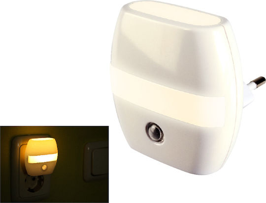 Alecto LED Φωτιστικό Νυκτός Πρίζας με Φωτοκύτταρο