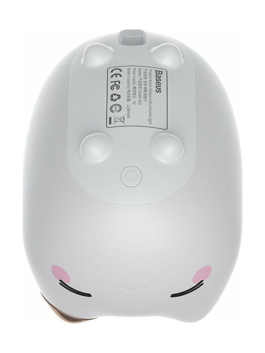 Baseus Led Kids Decorative Lamp Kitty White 14.2x10x11.2εκ.