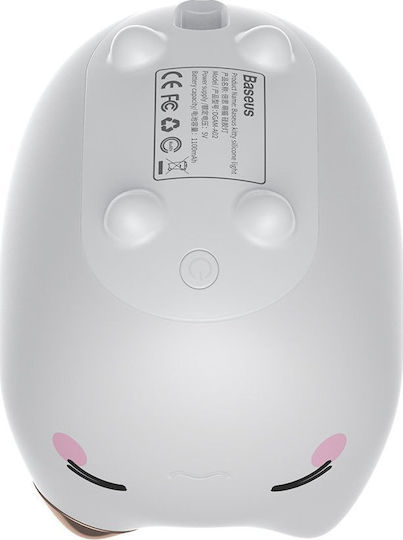 Baseus Lumini LED Lampă decorativă pentru copii Kitty Alb 14.2x10x11.2εκ.