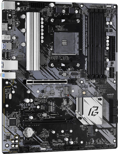 ASRock B550 Phantom Gaming 4 Motherboard ATX με AMD AM4 Socket 90-MXBCY0-A0UAYZ