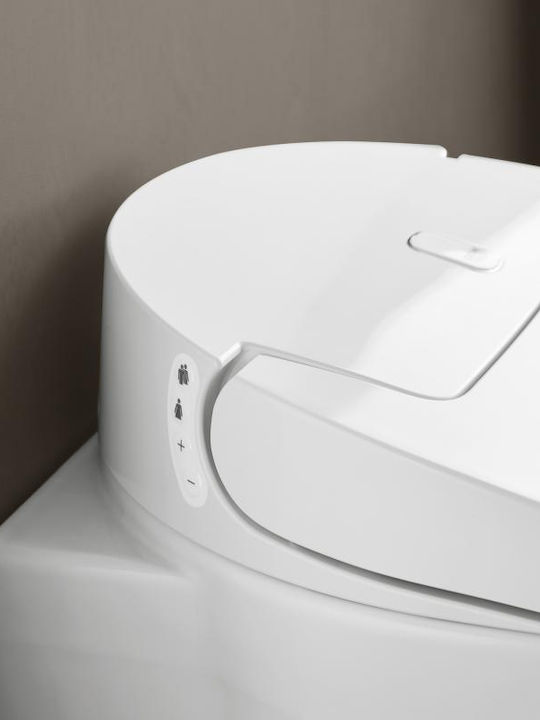 Grohe Sensia Arena Wandhängende Toilette Randlos mit Deckel Sanftes Schließen Weiße Grohe Sensia Arena Wandhängende Toilette Randlos mit Deckel Sanftes Schließen Weiße