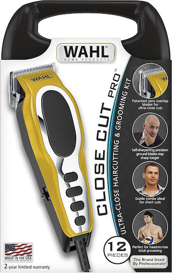 Wahl Professional Close Cut Pro Professionelles Set Haarschneidemaschine Netzbetrieben Gelb 79111-1616