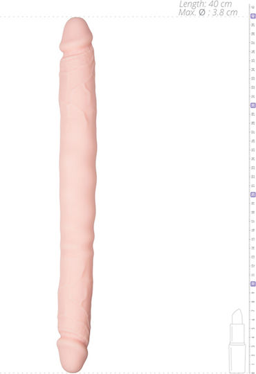 Easytoys Διπλό Dildo Flesh 40cm
