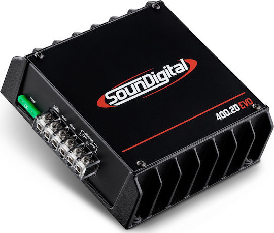 SounDigital Ενισχυτής Αυτοκινήτου SD EVO 2 Καναλιών (Κλάση D)
