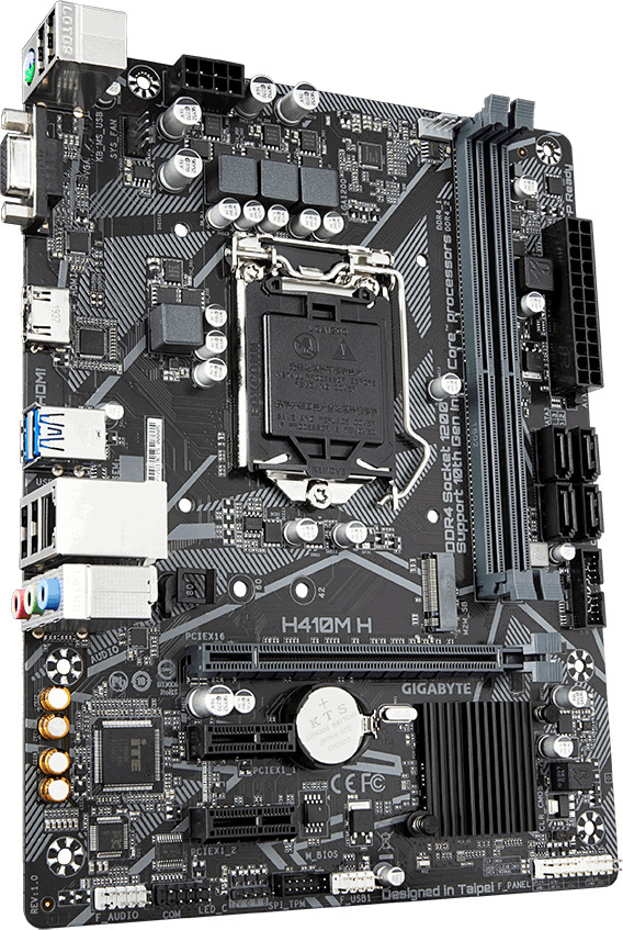 Gigabyte h410m h какие процессоры поддерживает