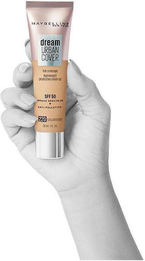 Maybelline Dream Urban Cover Liquid Make Up SPF50 220 Natural Beige 30ml