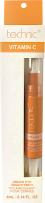 Technic Brightening Eyes Serum Vitamin C Suitable for All Skin Types with Vitamin C 4ml