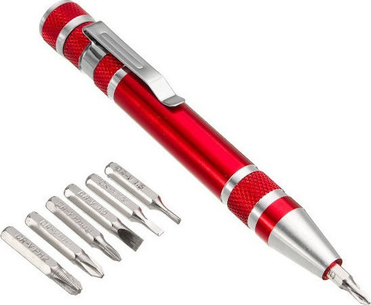 Haitronic Screwdriver with 8 Interchangeable Tips