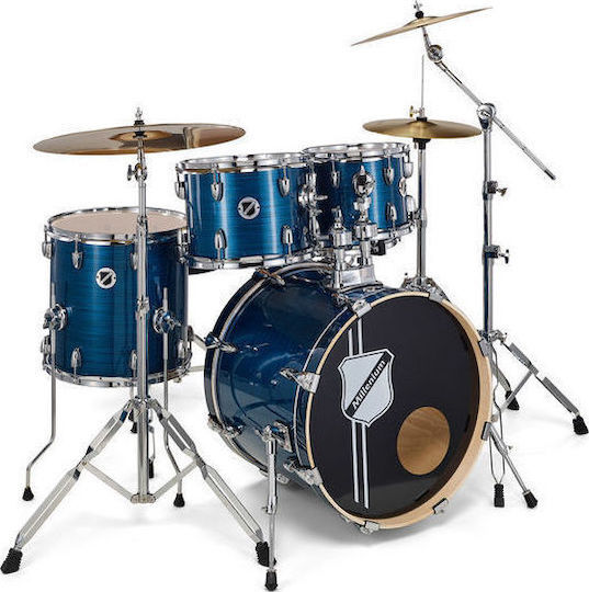 Millenium MX422 Standard Set Drum Set Blue Lining