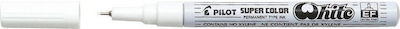 Pilot Super Color Extra Fine Permanent Marker 0.5mm White SC-W-EF