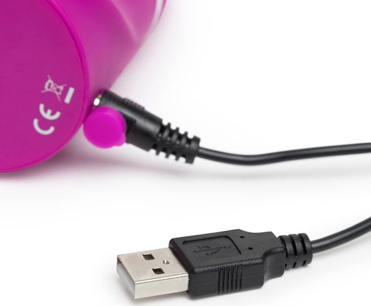 Happy Rabbit Curve Vibrator Mini Δονητής Rabbit 25.4cm Purple