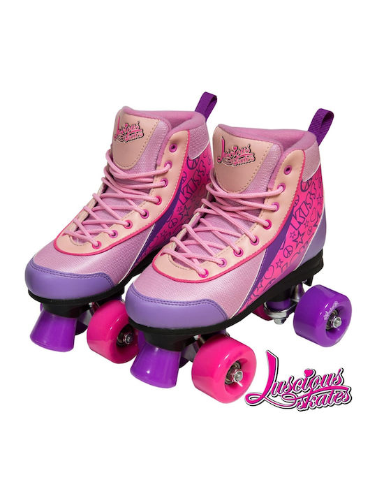 Luscious Pure Passion Quad Rollers Pink Ενηλίκων/Παιδικά Luscious Pure Passion Quad Rollers Pink Ενηλίκων/Παιδικά