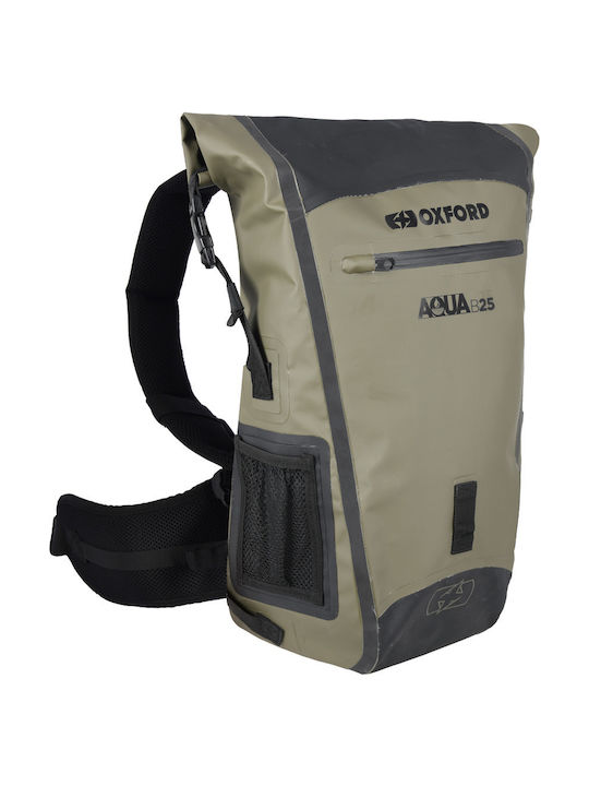 Oxford Rider Backpack Aqua B-25 Khaki/Black Beige 25lt