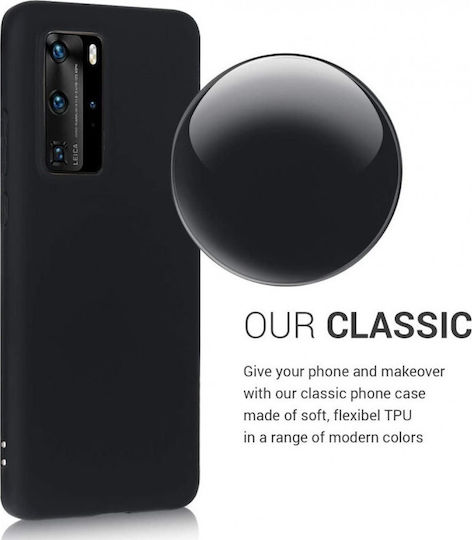KWmobile TPU Back Cover Σιλικόνης Μαύρο (Huawei P40 Pro)