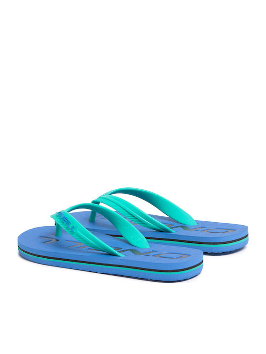 Șlapi pentru copii Flip Flops Turcoaz Profile Logo