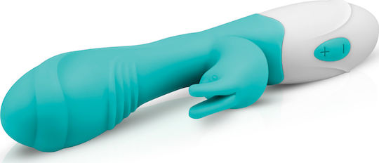 Good Vibes Only Leda Rabbit Vibrator Вибратор Заек 20см Teal