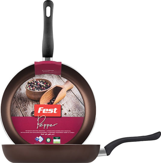 Fest Adânc Pepper Tigaie din Aluminiu cu Strat Antiaderent 26cm
