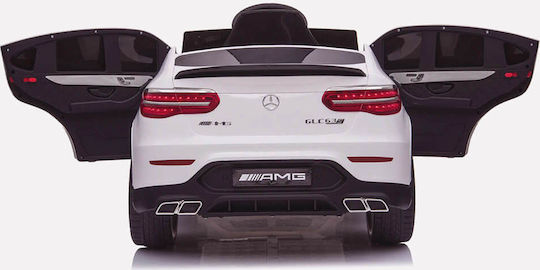 Mercedes Benz AMG GLC 63S Едноместен с Дистанционно Управление Лицензиран 12 Волта Бял за 1+ Години
