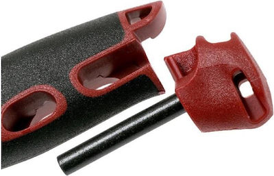 Morakniv Companion Spark Messer Rot mit Klinge aus Rostfreier Stahl in Scheide