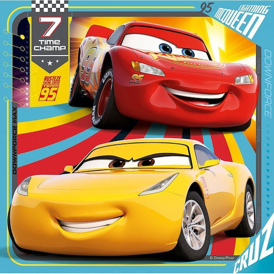 Puzzle pentru Copii Cars Legends of the Track 147buc Ravensburger