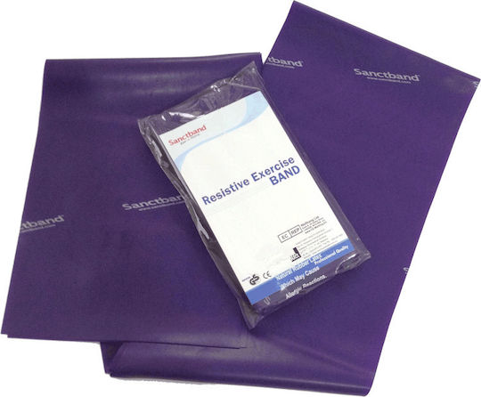 Sanctband Еластична лента за фитнес Много твърда Лилав 1.5м