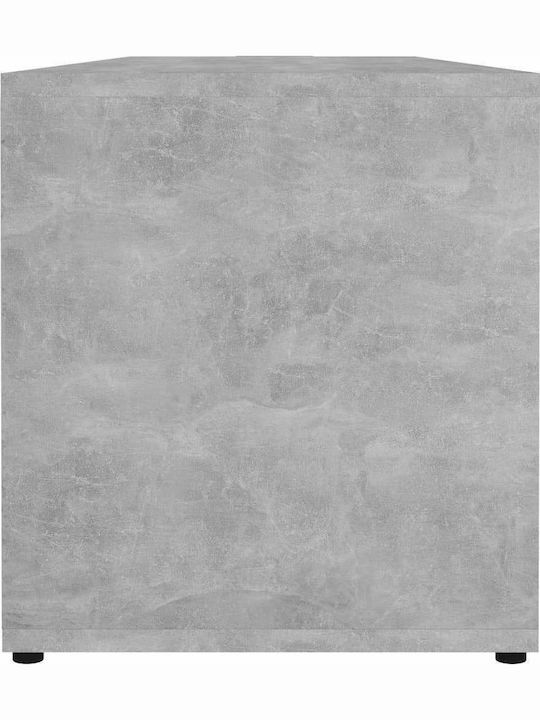 TV-Möbel Hölzernes Gray L120xB34xH37cm