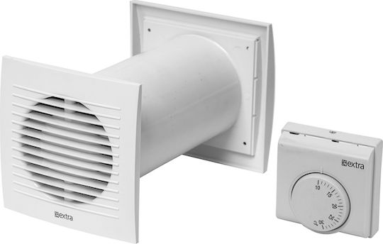 Europlast SPKT-100 SPKT100 Wall-mounted Ventilator Bathroom 100mm White