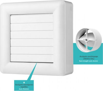 Spot Light spot- Wall-mounted Ventilator 98mm White