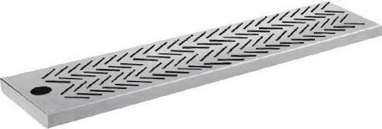 Novatex Μεταλλικό Bar Mat με Διαστάσεις 50cmx11cmx2cm