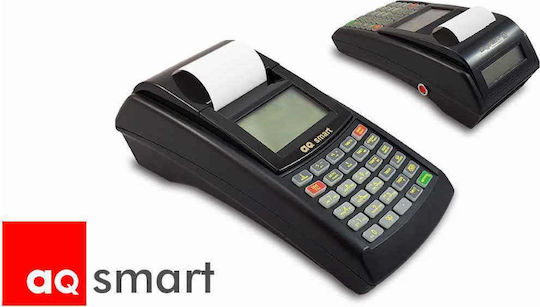 Carat AQ Smart Φορητή Ταμειακή Μηχανή χωρίς Μπαταρία σε Λευκό Χρώμα