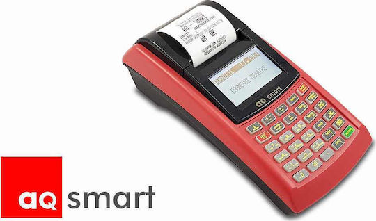 Carat AQ Smart Φορητή Ταμειακή Μηχανή χωρίς Μπαταρία σε Λευκό Χρώμα