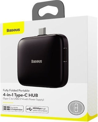 Baseus USB 2.0 Hub 4 Anschlüsse mit USB-C Verbindung