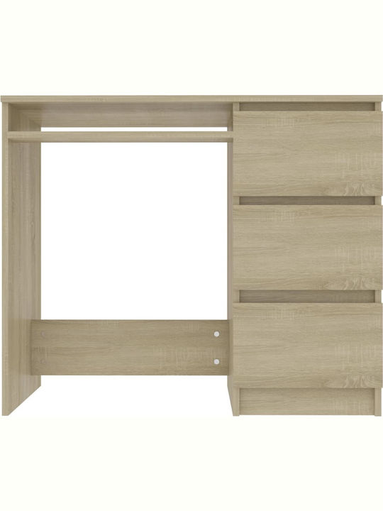 Birou Din Lemn Bej 90x45x76cm