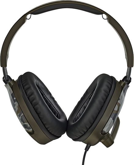 Turtle Beach Recon 70 Over Ear Gaming Headset with Connection 3.5mm Green Camo