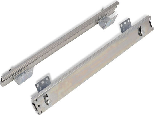 vidaXL Cupboard Expanding Hardware Silver 46x46.8x13cm 2pcs 50480