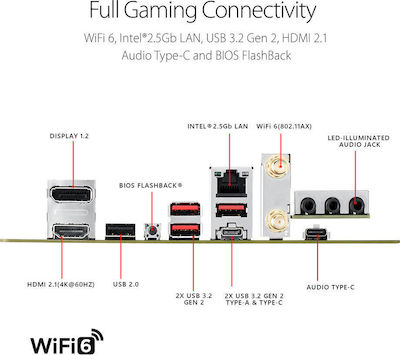 Asus Rog Strix B550-I Gaming Motherboard Mini ITX με AMD AM4 Socket