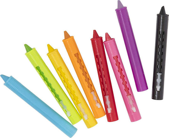 Tiger Tribe Bath Crayons Μαρκαδόροι Μπάνιου για 36+ Μηνών 8τμχ