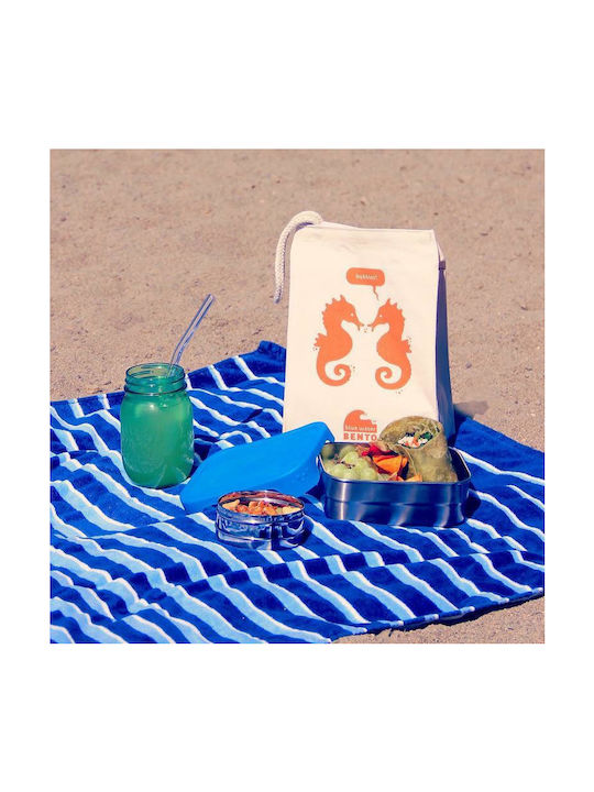 Ecolunchbox Inox Lunch Box Splash Box Blue 710ml