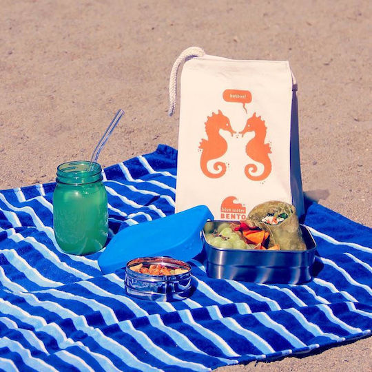 Ecolunchbox Splash Box Lunchbox Inox Blue 710ml 1Stück