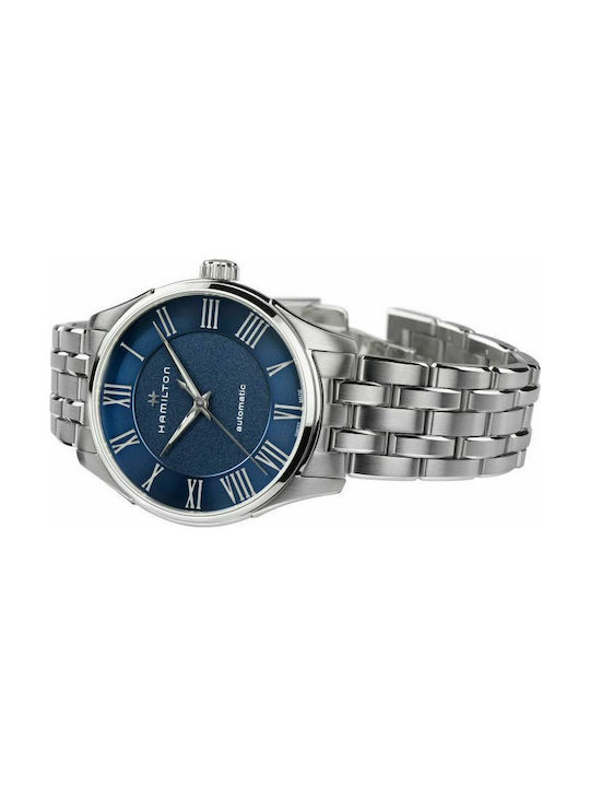 Hamilton Jazzmaster Мъжки Часовник 40мм Автоматичен Сребрист